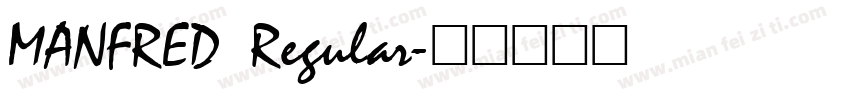 MANFRED Regular字体转换